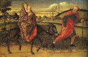 CARPACCIO, Vittore The Flight into Egypt fg USA oil painting reproduction